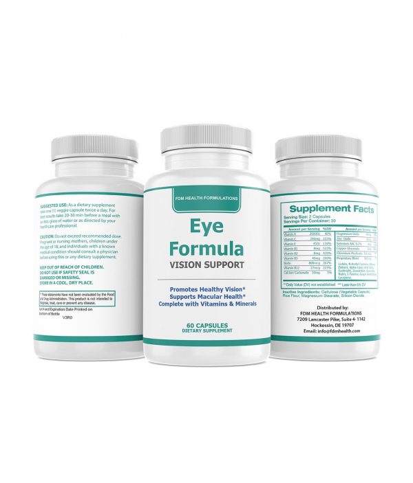 Eye formula vision support